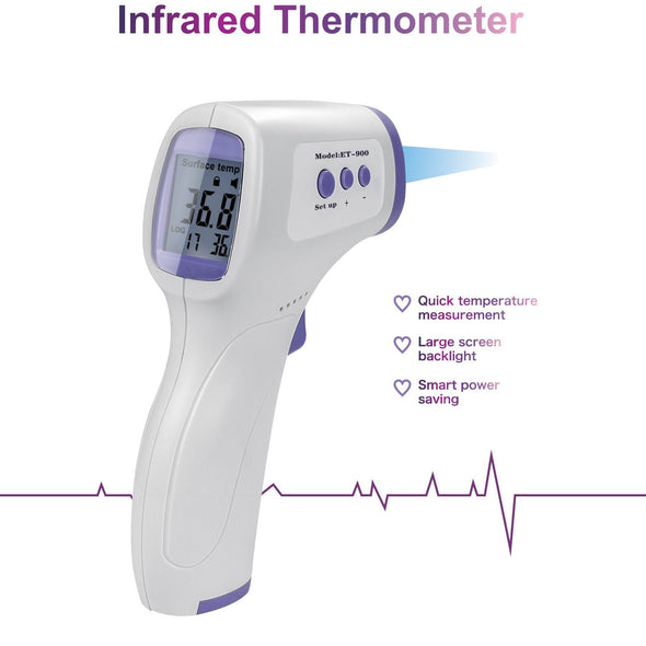 Touch Free Infrared Forehead Thermometer - For Adults and Kids