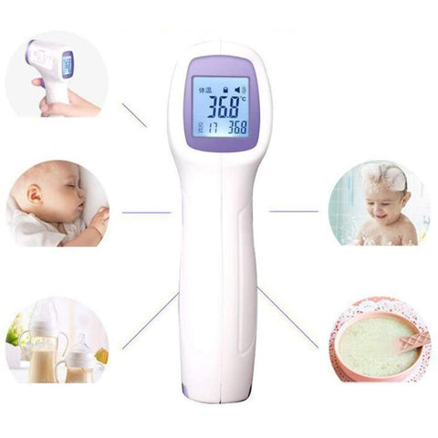 In Stock Touch Free Infrared Forehead Thermometer - For Adults and Kids