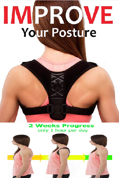Fitolix Posture Corrector Back Brace  Clavicle Shoulder Support